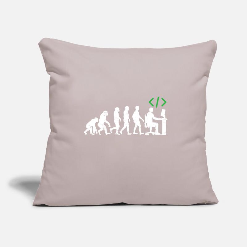 Les programmeurs codeur cadeau évolution java c ++ Coussin et housse de 45 x 45 cm