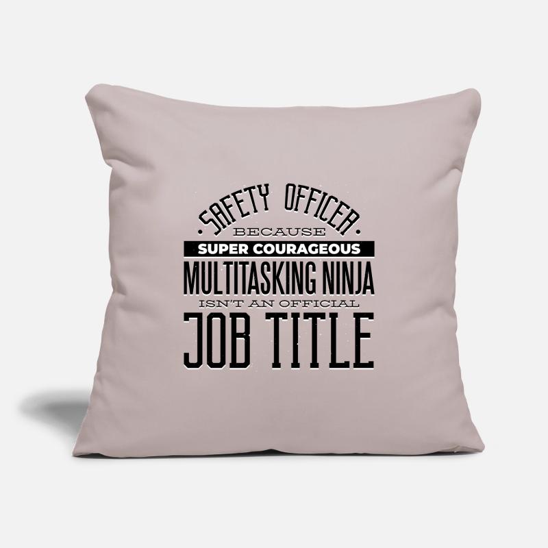 Security Security Guard Tshirt Security Officer Sofa pillow with filling 45cm x 45cm