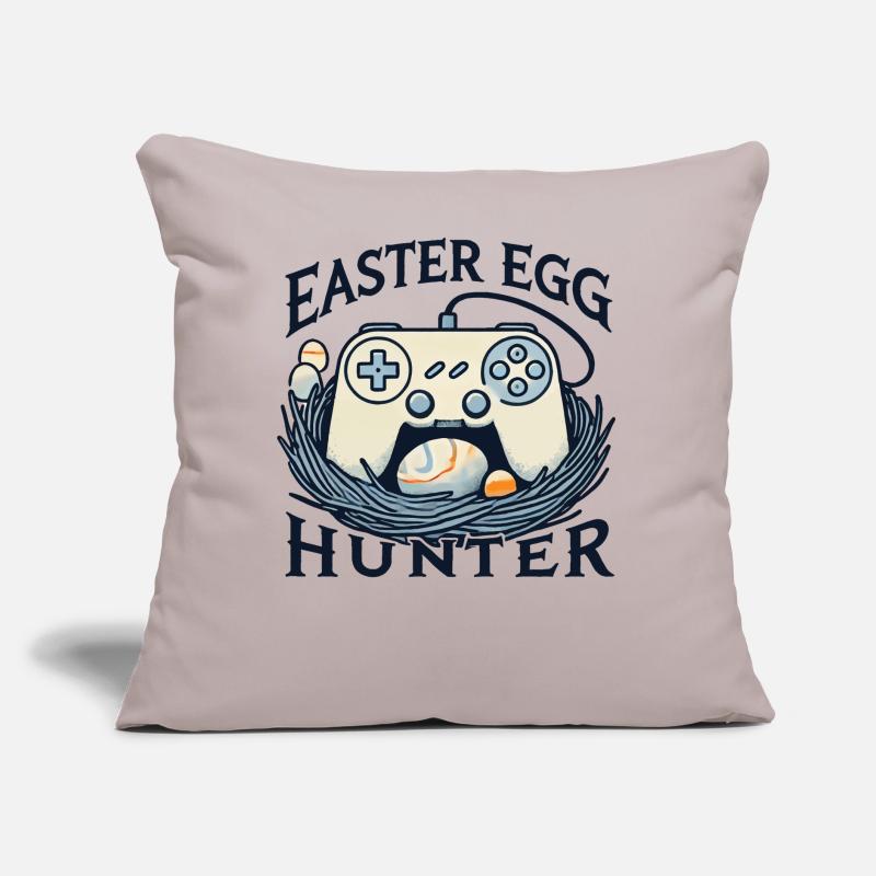 Easter Egg Jäger Gaming Controller Kunst Sofakissen mit Füllung 45 x 45 cm