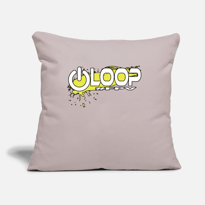 Powerloop FPV - Drone Drone Pilot Drone Copter Sofa pillow with filling 45cm x 45cm