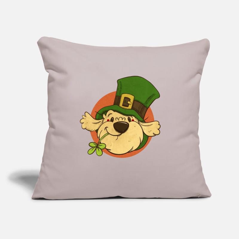Cockapoo Thor St Patrick’s Day Coussin et housse de 45 x 45 cm