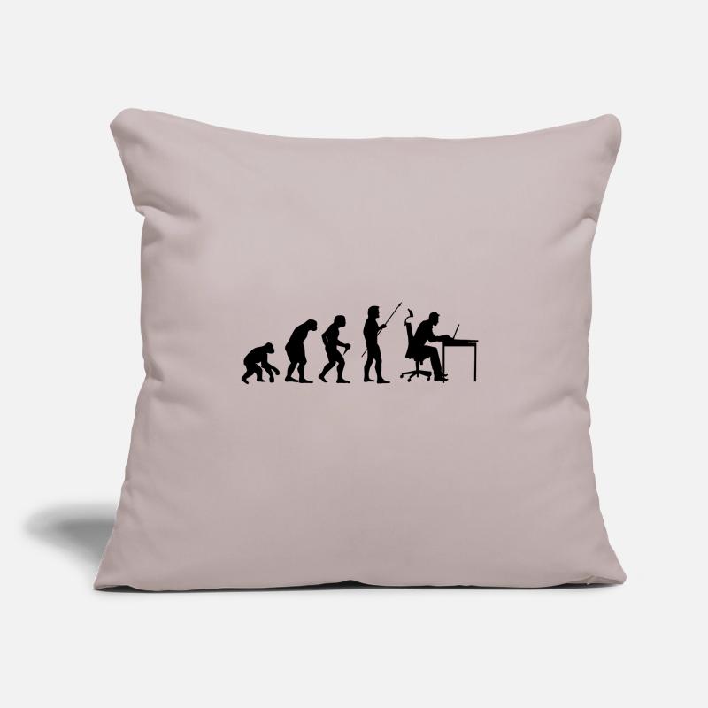 Evolution Of Man Coding Software Developer Program Sofakissen mit Füllung 45 x 45 cm