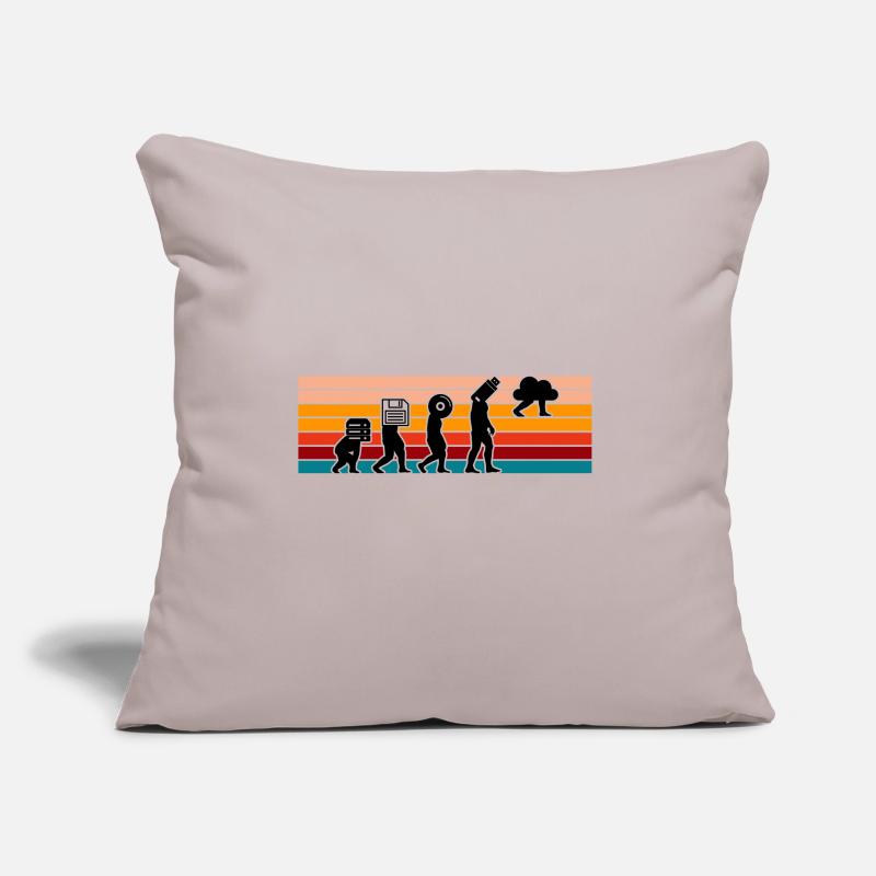 Evolution Of Man Coding Software Developer Program Sofakissen mit Füllung 45 x 45 cm