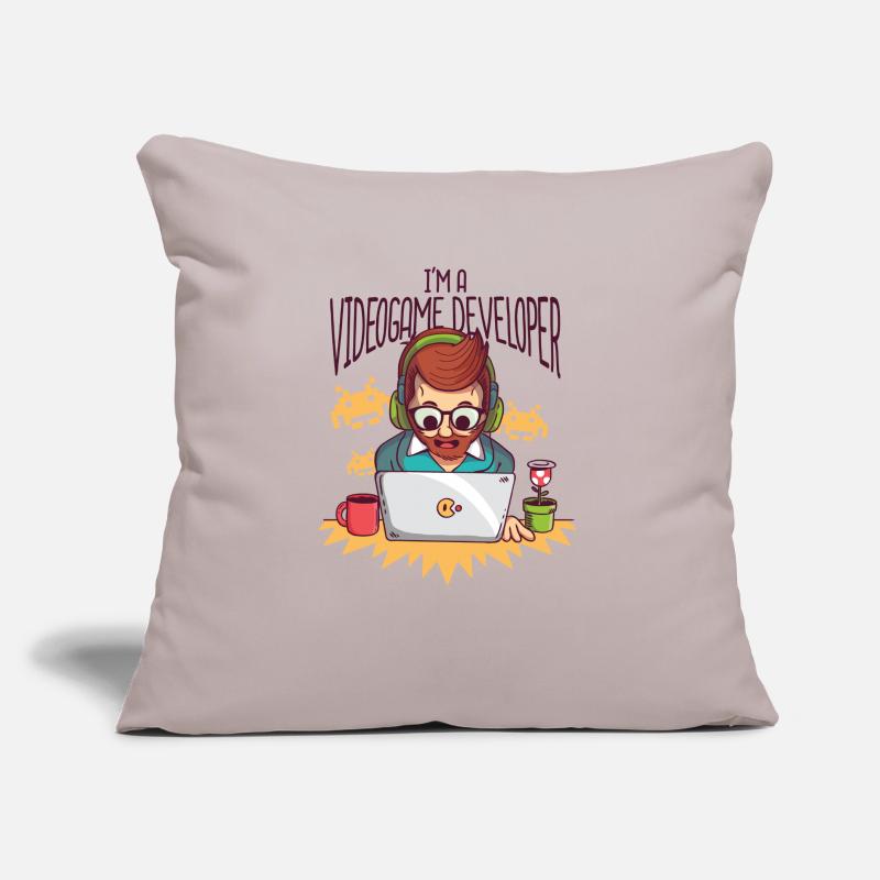 Video Game Developer - Videogame Developer Sofa pillow with filling 45cm x 45cm