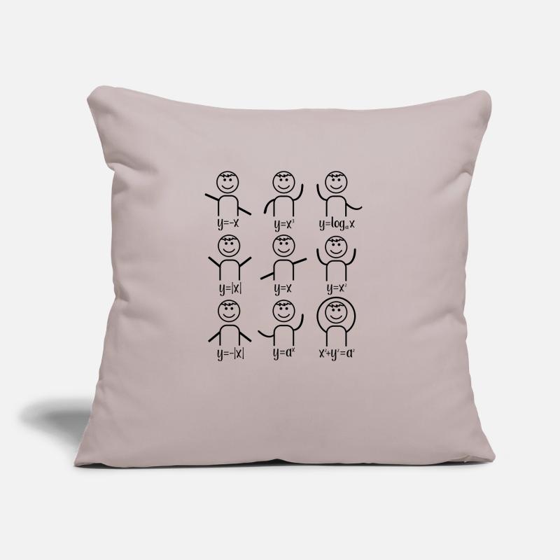 Professeur de maths algèbre danse maths Coussin et housse de 45 x 45 cm