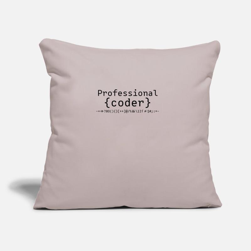 Programmeurs programmeurs programmeurs Coussin et housse de 45 x 45 cm