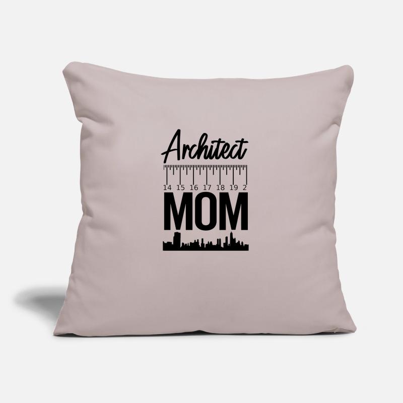 Architecte architecte architecte architecte Coussin et housse de 45 x 45 cm