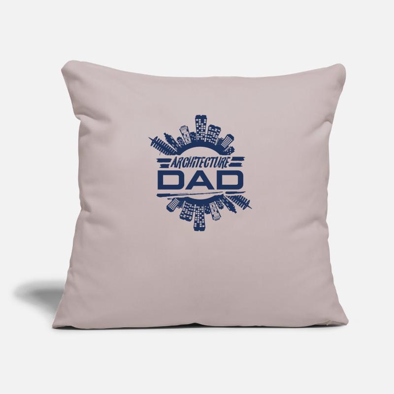 Architecte architecte architecte architecte Coussin et housse de 45 x 45 cm