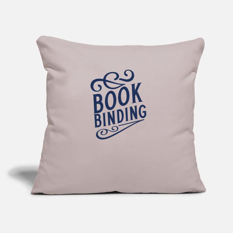 Buch binden Binder Buchbinden Buchbinder Bücher Sofakissen mit Füllung 45 x 45 cm
