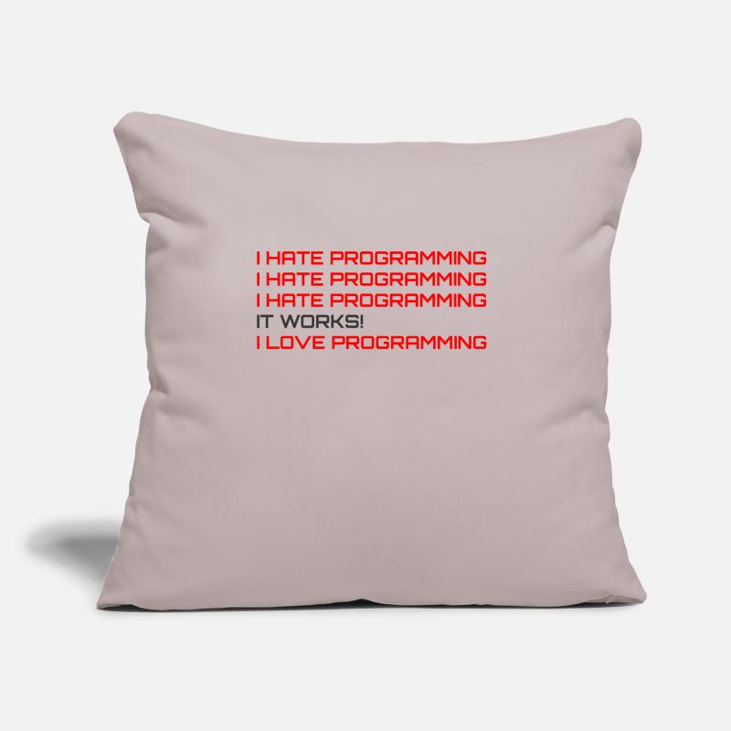 Computerprogrammierer Codierer Software Engineers Geschenk Sofakissen mit Füllung 45 x 45 cm