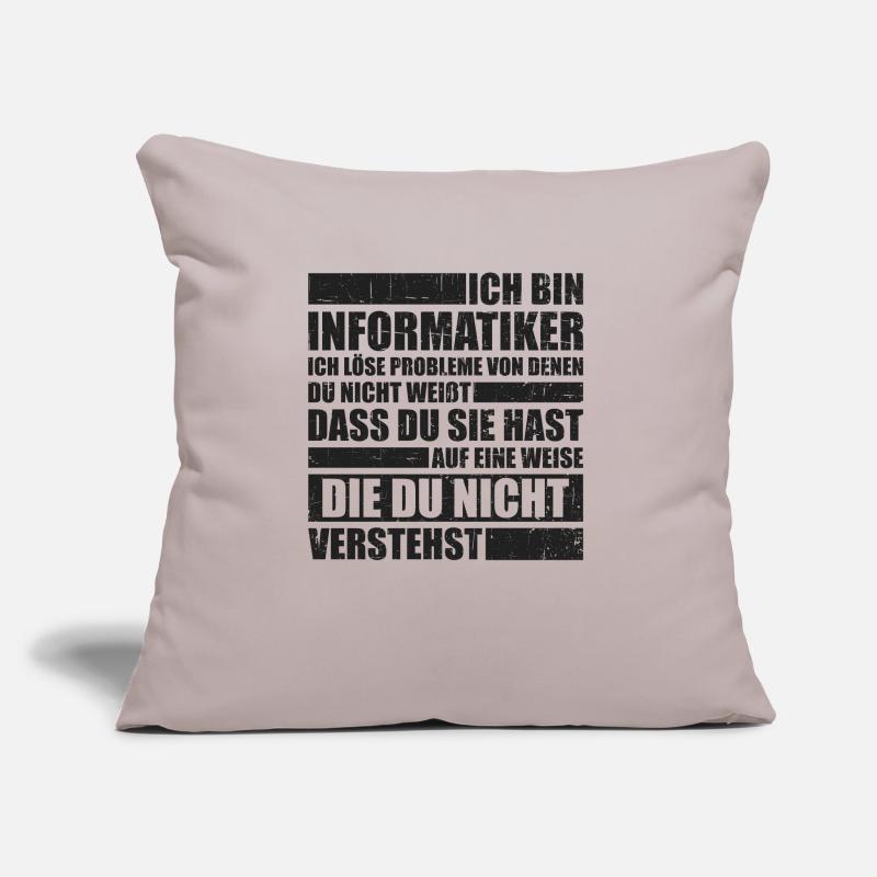 lustige Programmierer Informatiker IT Geschenkidee Sofakissen mit Füllung 45 x 45 cm