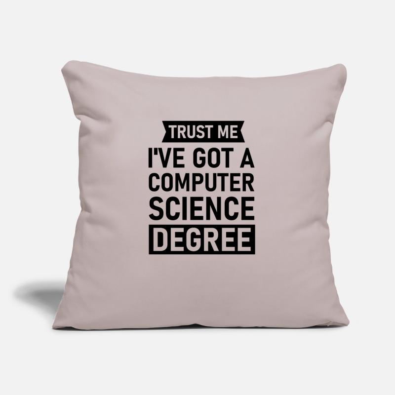 Programmer Gift Computer Scientist Student Nerd Sofa pillow with filling 45cm x 45cm