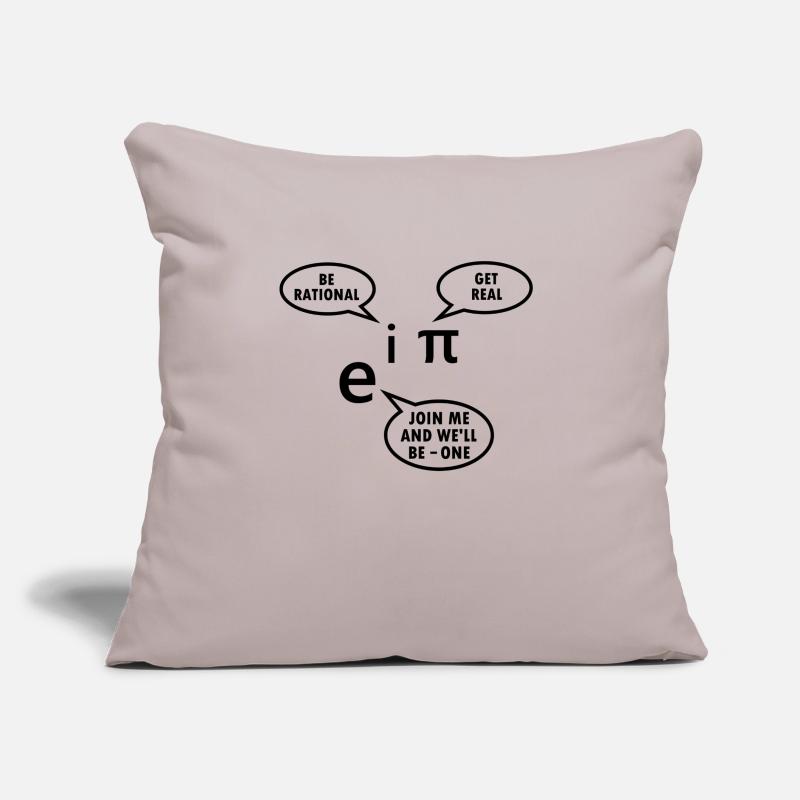 Mathematician Gift Math Teacher Nerd Euler Pi Sofa pillow with filling 45cm x 45cm