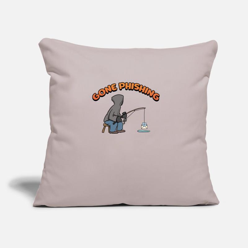 Gone Phishing Hacking Computer Hacker Gift Sofakissen mit Füllung 45 x 45 cm