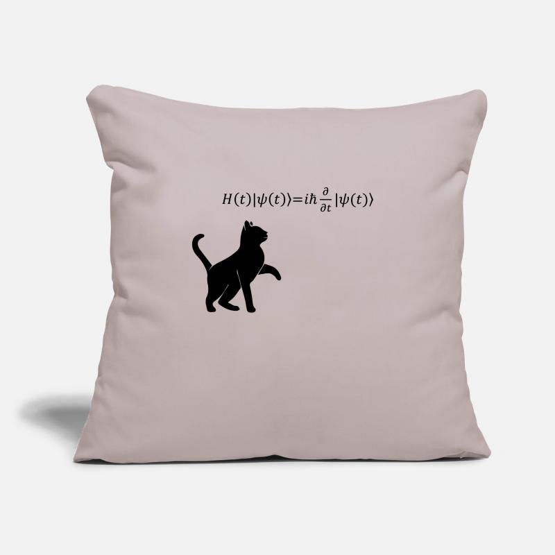 Schrödinger's Cat - Physicist Gift Physics Nerd Sofa pillow with filling 45cm x 45cm