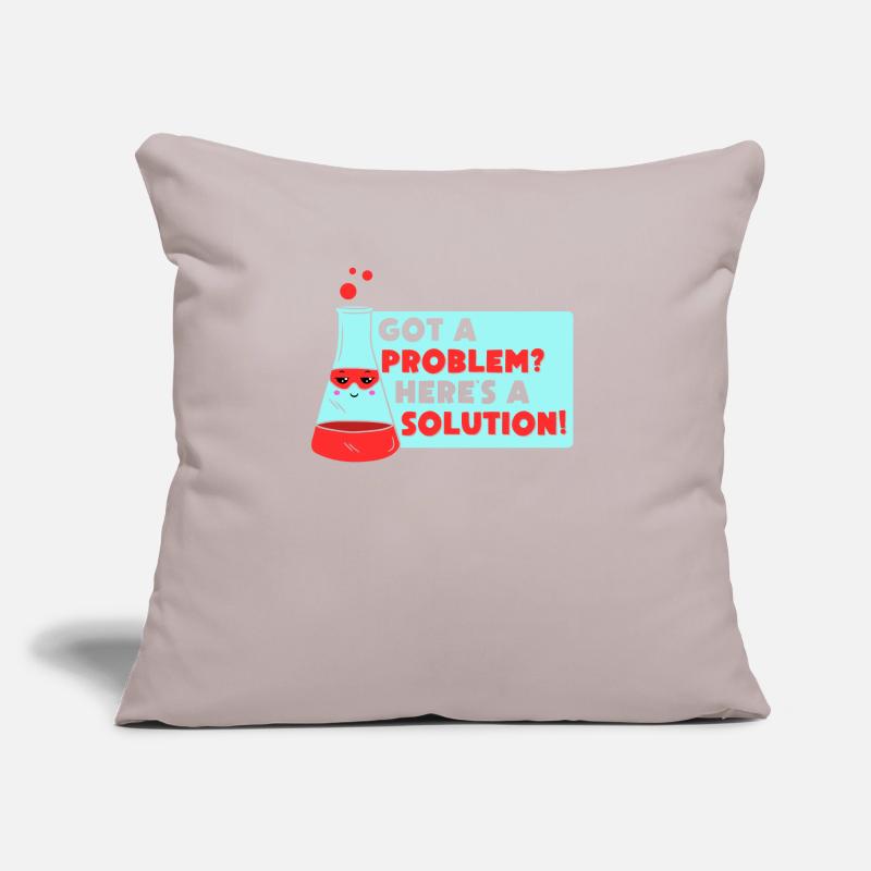 Problem Solution Scientific Solving Science Sofa pillow with filling 45cm x 45cm