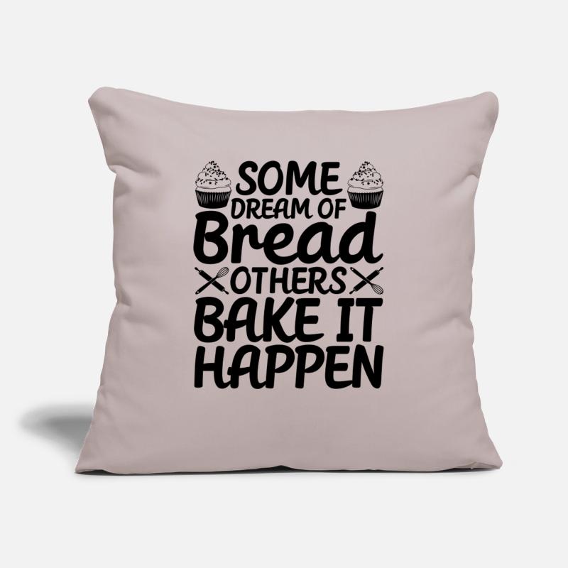 Bread Baking Baker Bake It Happen Sofakissen mit Füllung 45 x 45 cm