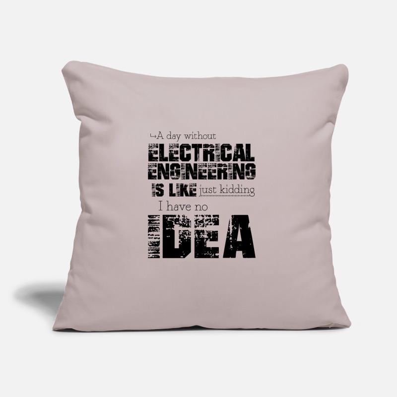 Electrical engineering Sofa pillow with filling 45cm x 45cm