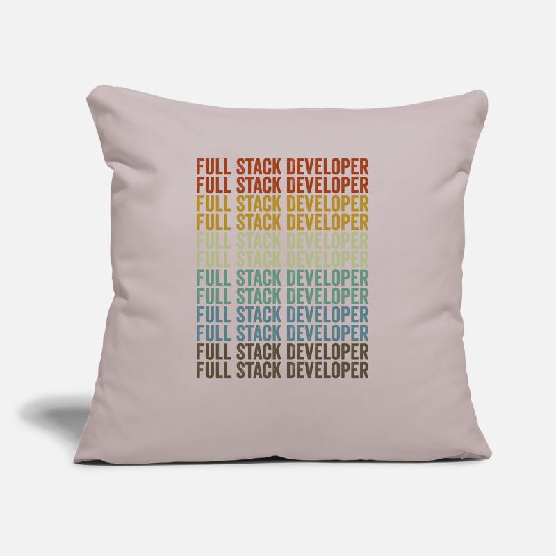 Full Stack Entwickler Coding Programmierer Full St Sofakissen mit Füllung 45 x 45 cm