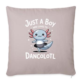 Just A boy who loves dance Ballet Dancer Gift - Sofa pillow with filling 45cm x 45cm - light taupe - Front