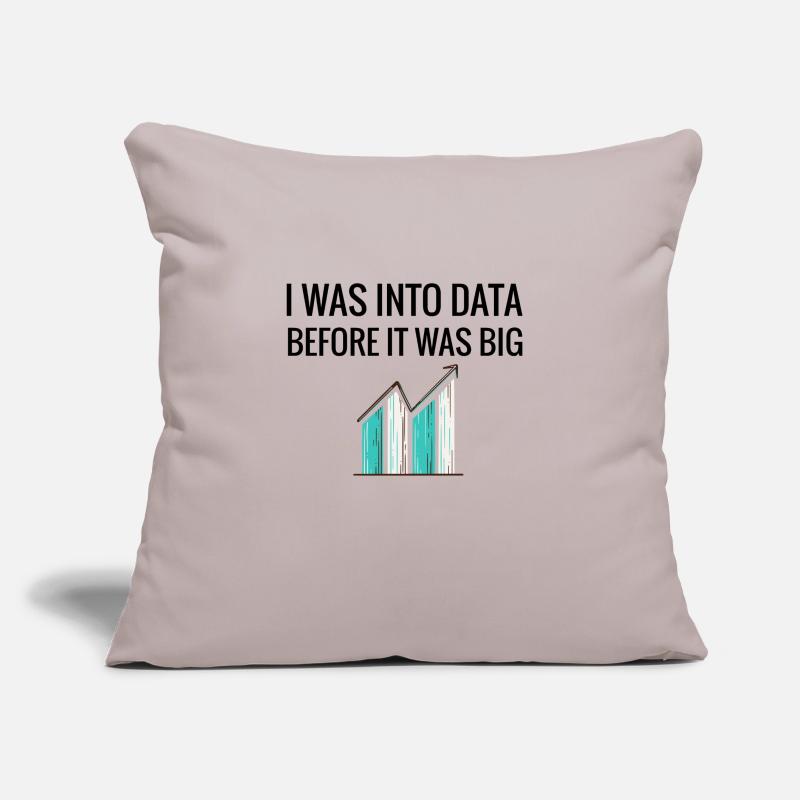 Data Science Geschenke | Data Scientist Big Data Sofakissen mit Füllung 45 x 45 cm