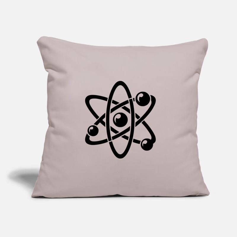 Atomic Nucleus Physics Atom Electron Atomic Model Sofa pillow with filling 45cm x 45cm