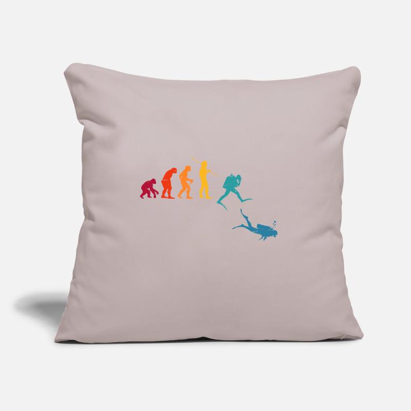 Evolution Graphic Diver Diving Scuba Diver Apnoe S Sofakissen mit Füllung 45 x 45 cm