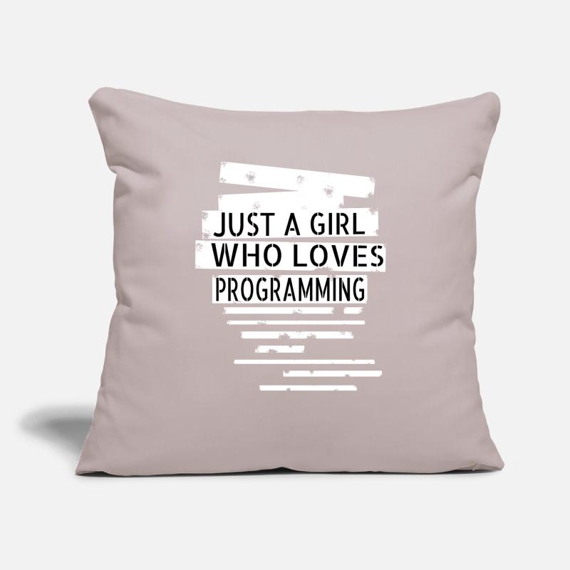 internet coding engineer Sofa pillow with filling 45cm x 45cm