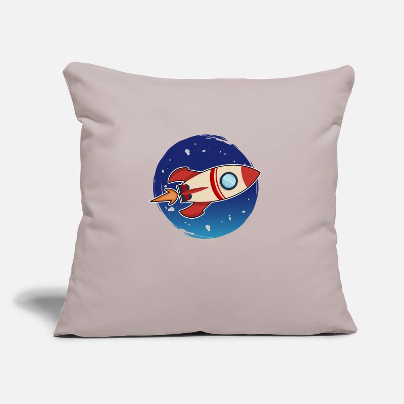 Fast Rocket se lance dans l'espace Coussin et housse de 45 x 45 cm
