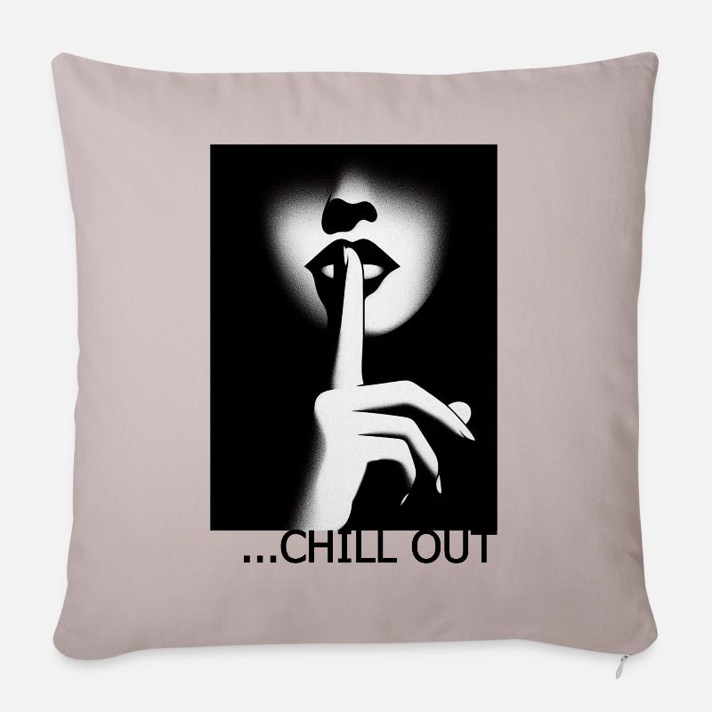 Chill Out - Sofakissen mit Füllung 45 x 45 cm - helles Taupe
