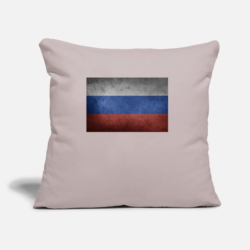 Russie Drapeau Russie Drapeau Coussin et housse de 45 x 45 cm
