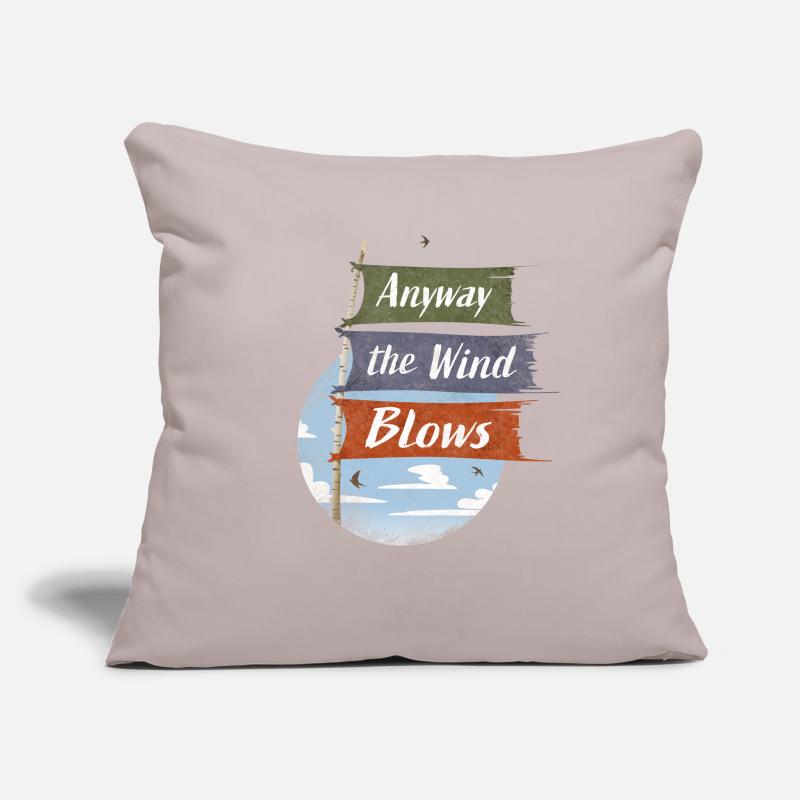Comunque soffia il vento Cuscino da divano 45 x 45 cm con riempimento