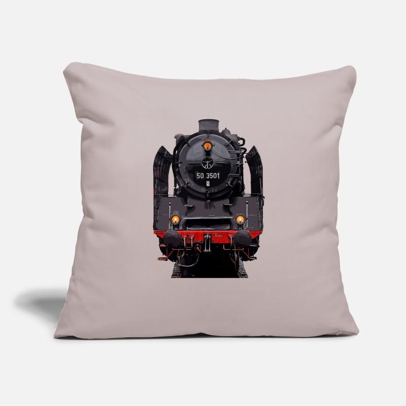 Dampflok 50 3501 Sofakissen mit Füllung 45 x 45 cm