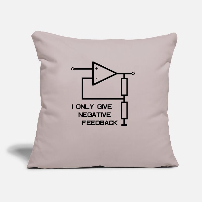 Operational Amplifier Electrical Engineering Sofa pillow with filling 45cm x 45cm