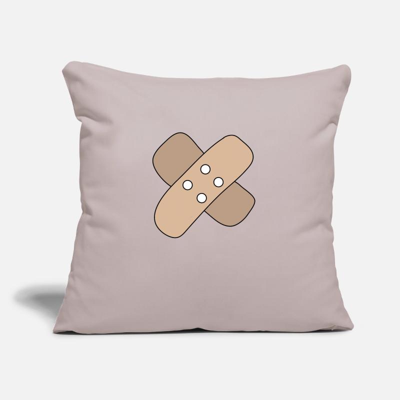 Patch, blessure, blessure, guérison, idée cadeau Coussin et housse de 45 x 45 cm