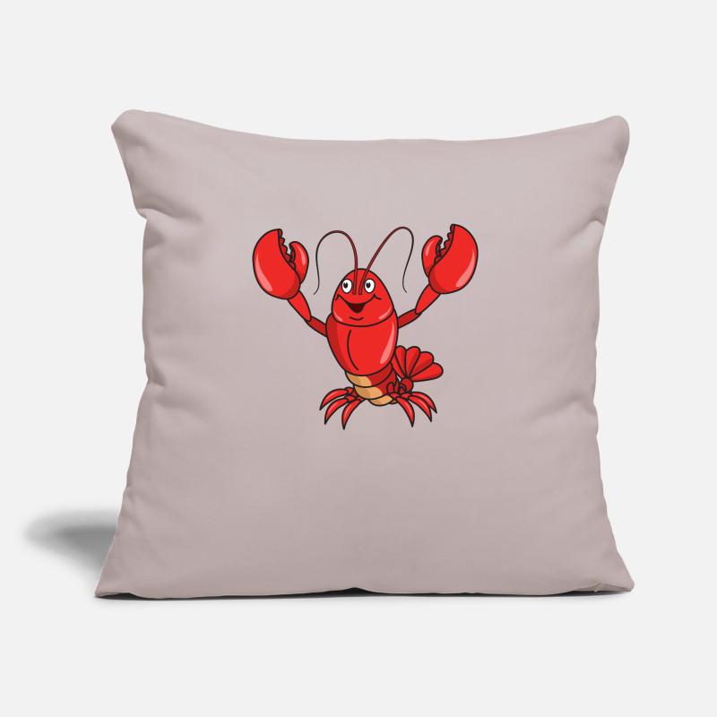 lobster Sofa pillow with filling 45cm x 45cm