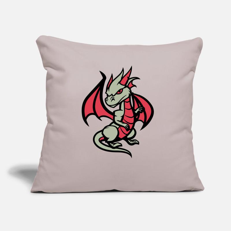 Dragon Comic Sofa pillow with filling 45cm x 45cm