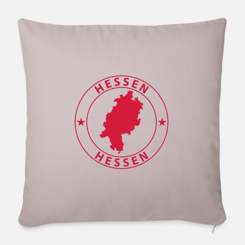 Hessen - Sofakissen mit Füllung 45 x 45 cm - helles Taupe