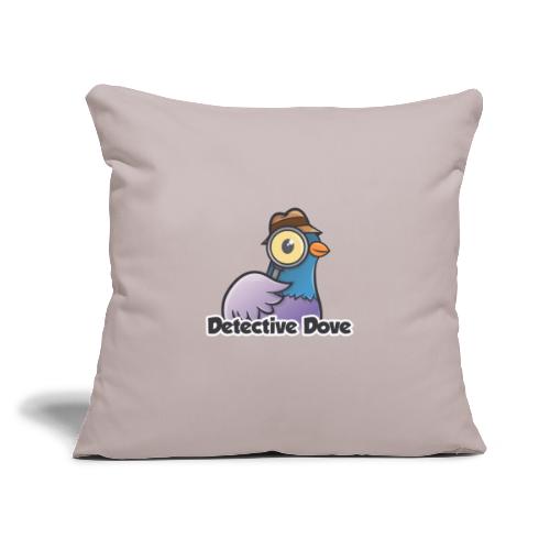 Detective Dove Logo - Sofakissen mit Füllung 45 x 45 cm