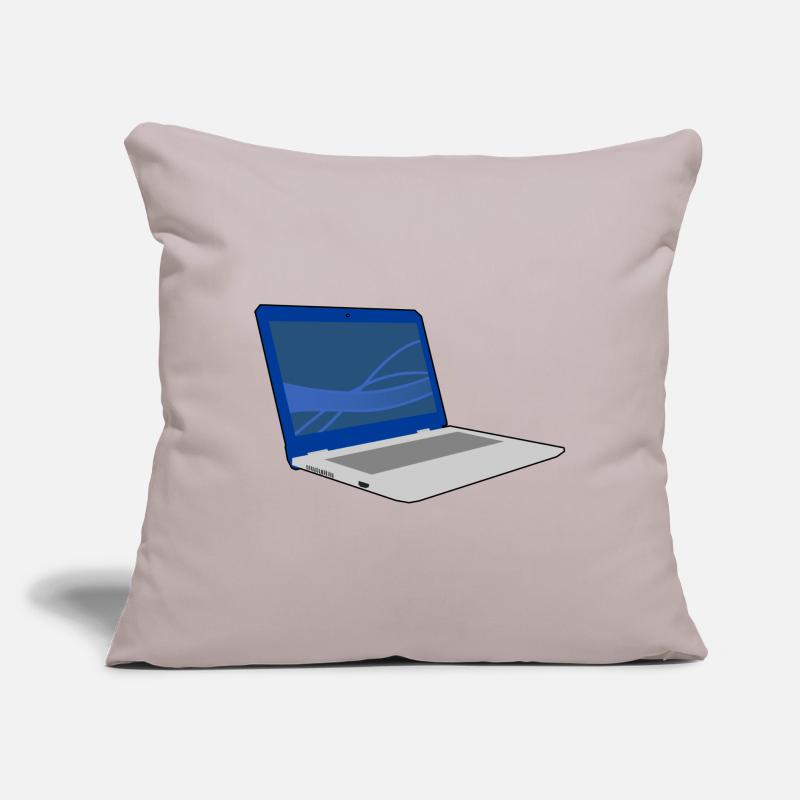 Laptop Computer Tastatur PC Notebook Geschenk Idee Sofakissen mit Füllung 45 x 45 cm