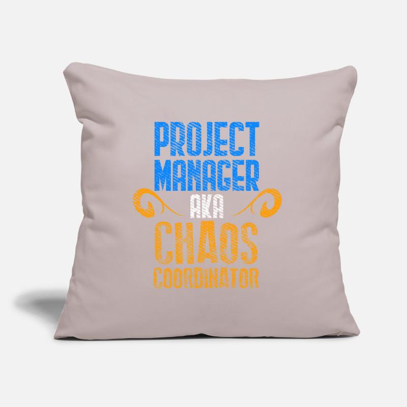 Chef de projet Scrum Master Git Programmer Coussin et housse de 45 x 45 cm
