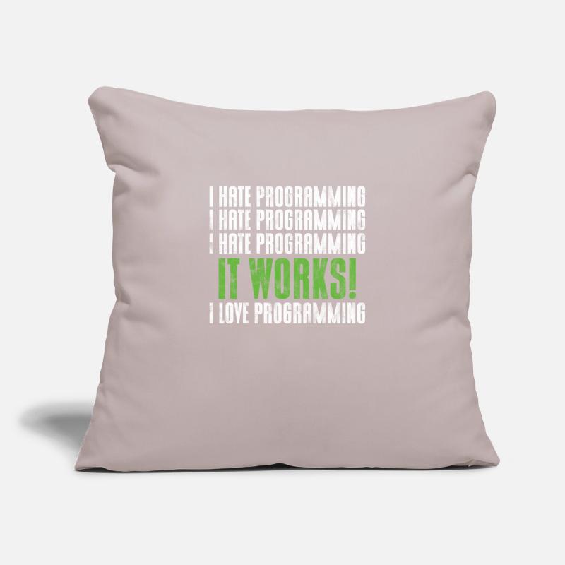 Programmierer Sofakissen mit Füllung 45 x 45 cm
