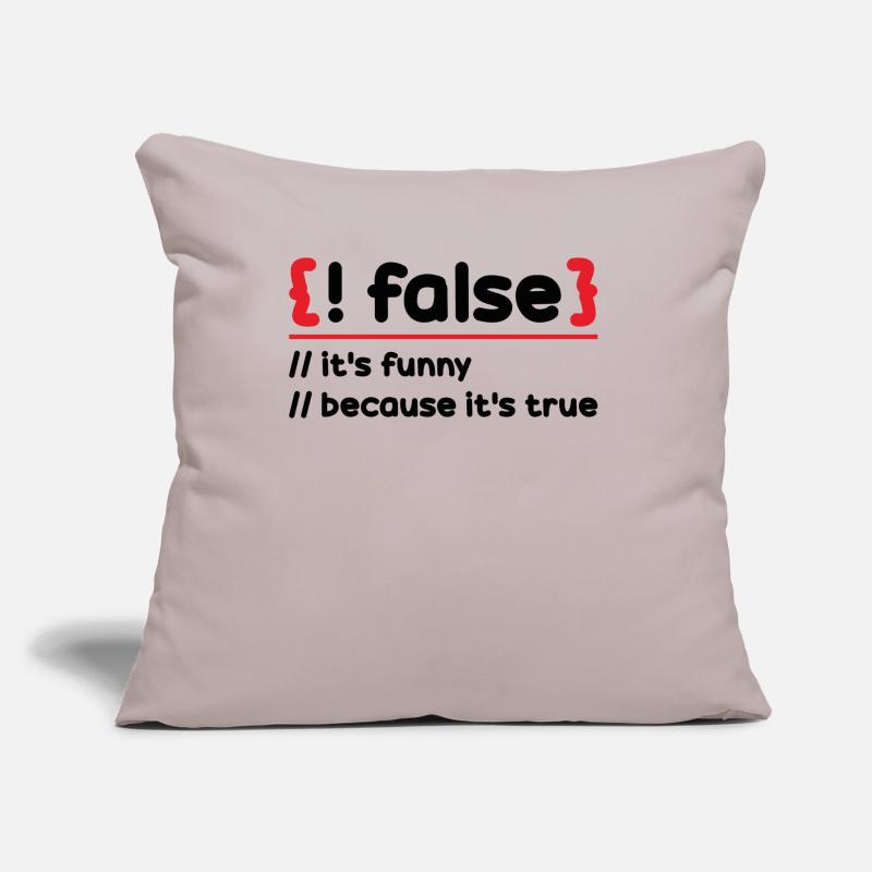 Programmeur Programmation Logiciel Codage Codeur Coussin et housse de 45 x 45 cm
