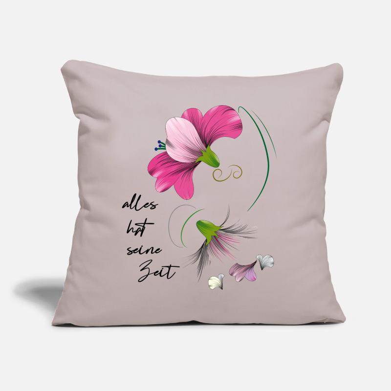 everything has its time Sofa pillow with filling 45cm x 45cm