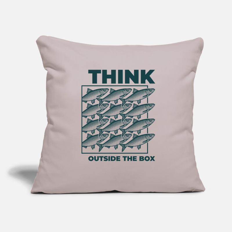 Sortir des sentiers battus - Hareng - Équipe - Solution Coussin et housse de 45 x 45 cm