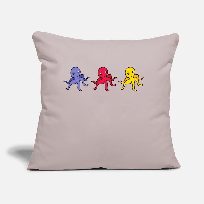 squid giant octopus octopus octopus squid sepia fish Sofa pillow with filling 45cm x 45cm