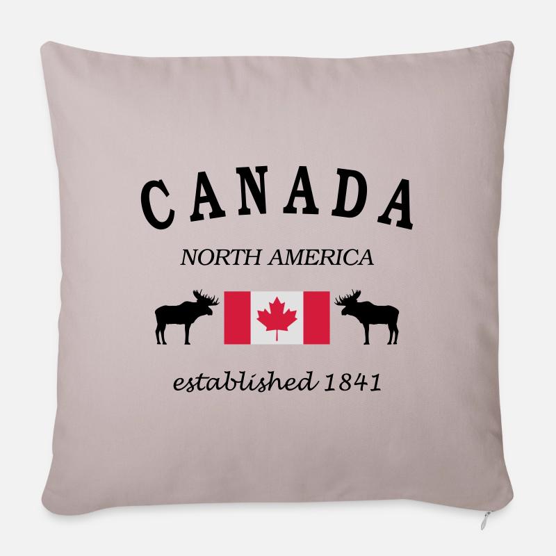 Canada Design - Sofa pillow with filling 45cm x 45cm - light taupe