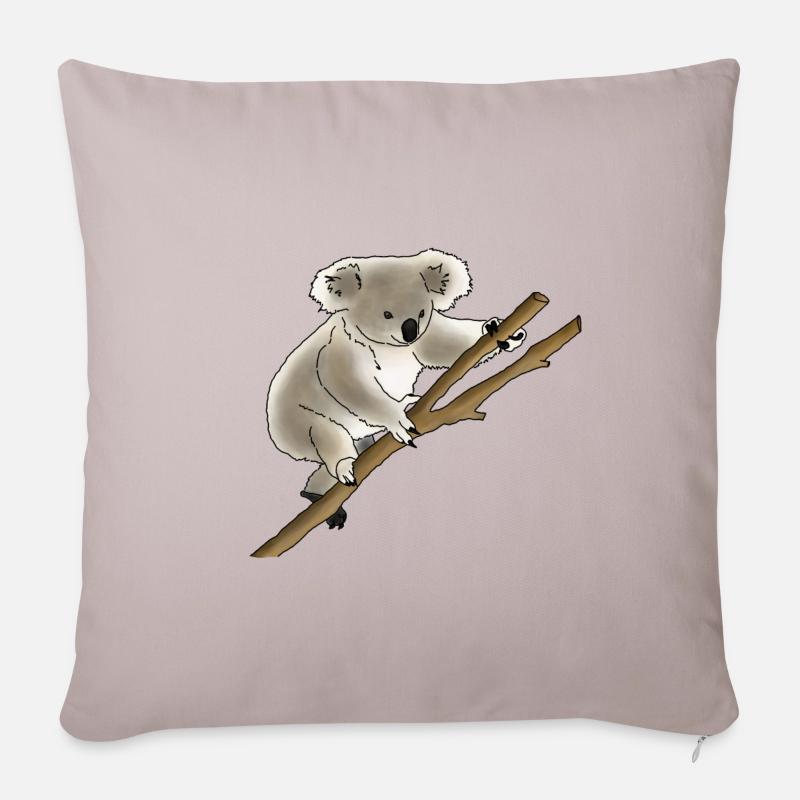Koala - Sofakissen mit Füllung 45 x 45 cm - helles Taupe