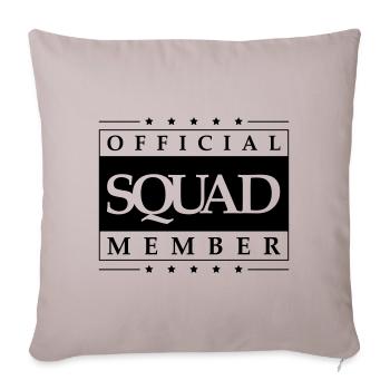 Squad member - Coussin et housse de 45 x 45 cm - taupe clair - Devant