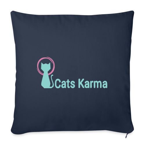 Cats Karma - Sofakissen mit Füllung 45 x 45 cm